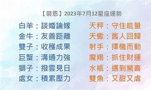 裴恩2023年星座运势_裴恩老师2021年星座运势