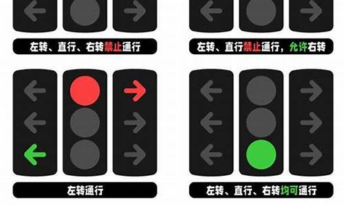 新版红绿灯信号灯八种图解_新版红绿灯信号灯八种图解视频